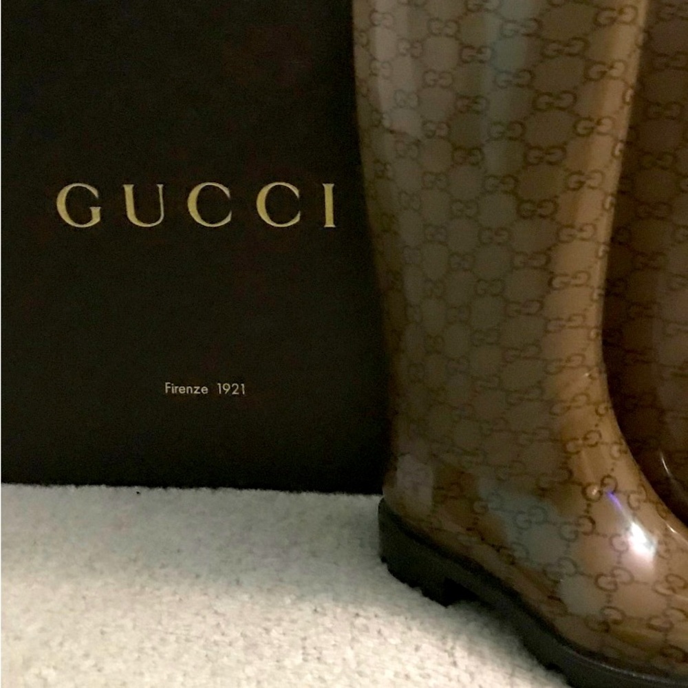 Authentic Gucci Rain Boots